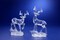 Icy Giftware LED Lighted True Deer Christmas Figurine Decorations - 9" - Set of 2
